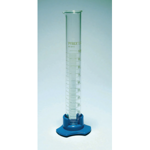 Square plastic feet measuring cylinder (pack of 10)